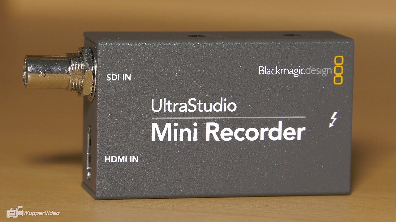 blackmagic ultrastudio express or mini recorder